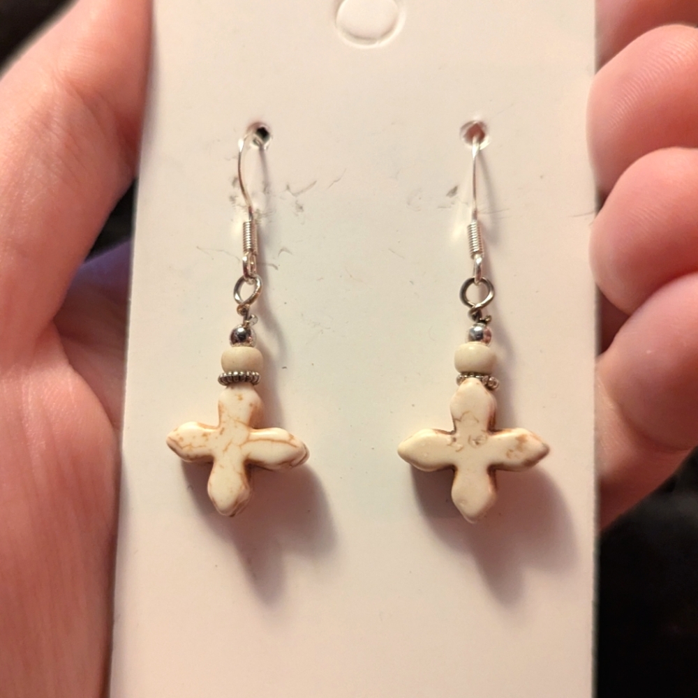 Medieval Cross Earrings